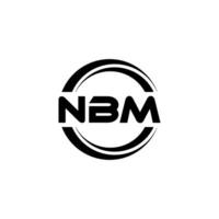 NBM Logo Design, Inspiration for a Unique Identity. Modern Elegance and Creative Design. Watermark Your Success with the Striking this Logo. vector