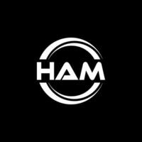 HAM Logo Design, Inspiration for a Unique Identity. Modern Elegance and Creative Design. Watermark Your Success with the Striking this Logo. vector