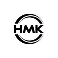 HMK Logo Design, Inspiration for a Unique Identity. Modern Elegance and Creative Design. Watermark Your Success with the Striking this Logo. vector
