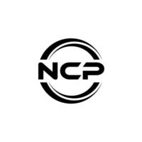 ncp logo diseño, inspiración para un único identidad. moderno elegancia y creativo diseño. filigrana tu éxito con el sorprendentes esta logo. vector