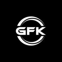 GFK Logo Design, Inspiration for a Unique Identity. Modern Elegance and Creative Design. Watermark Your Success with the Striking this Logo. vector