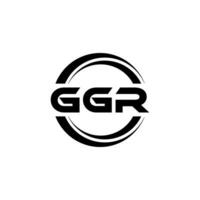 GGR Logo Design, Inspiration for a Unique Identity. Modern Elegance and Creative Design. Watermark Your Success with the Striking this Logo. vector