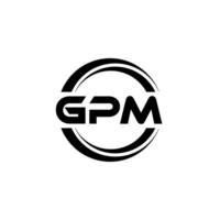 gpm logo diseño, inspiración para un único identidad. moderno elegancia y creativo diseño. filigrana tu éxito con el sorprendentes esta logo. vector