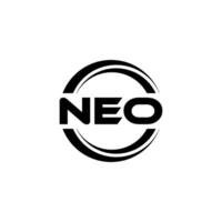 neo logo diseño, inspiración para un único identidad. moderno elegancia y creativo diseño. filigrana tu éxito con el sorprendentes esta logo. vector