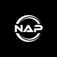 NAP Logo Design, Inspiration for a Unique Identity. Modern Elegance and Creative Design. Watermark Your Success with the Striking this Logo. vector