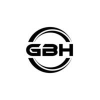 gbh logo diseño, inspiración para un único identidad. moderno elegancia y creativo diseño. filigrana tu éxito con el sorprendentes esta logo. vector