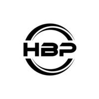 HBP Logo Design, Inspiration for a Unique Identity. Modern Elegance and Creative Design. Watermark Your Success with the Striking this Logo. vector