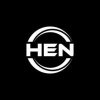 HEN Logo Design, Inspiration for a Unique Identity. Modern Elegance and Creative Design. Watermark Your Success with the Striking this Logo. vector