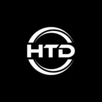 HTD Logo Design, Inspiration for a Unique Identity. Modern Elegance and Creative Design. Watermark Your Success with the Striking this Logo. vector