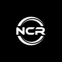 ncr logo diseño, inspiración para un único identidad. moderno elegancia y creativo diseño. filigrana tu éxito con el sorprendentes esta logo. vector