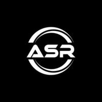 asr logo diseño, inspiración para un único identidad. moderno elegancia y creativo diseño. filigrana tu éxito con el sorprendentes esta logo. vector