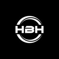 HBH Logo Design, Inspiration for a Unique Identity. Modern Elegance and Creative Design. Watermark Your Success with the Striking this Logo. vector