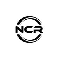 NCR Logo Design, Inspiration for a Unique Identity. Modern Elegance and Creative Design. Watermark Your Success with the Striking this Logo. vector