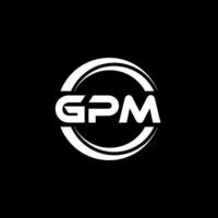 GPM Logo Design, Inspiration for a Unique Identity. Modern Elegance and Creative Design. Watermark Your Success with the Striking this Logo. vector