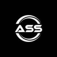 ASS Logo Design, Inspiration for a Unique Identity. Modern Elegance and Creative Design. Watermark Your Success with the Striking this Logo. vector