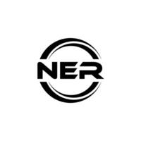 NER Logo Design, Inspiration for a Unique Identity. Modern Elegance and Creative Design. Watermark Your Success with the Striking this Logo. vector