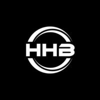 hhb logo diseño, inspiración para un único identidad. moderno elegancia y creativo diseño. filigrana tu éxito con el sorprendentes esta logo. vector