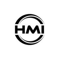 hmi logo diseño, inspiración para un único identidad. moderno elegancia y creativo diseño. filigrana tu éxito con el sorprendentes esta logo. vector