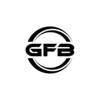 gfb logo diseño, inspiración para un único identidad. moderno elegancia y creativo diseño. filigrana tu éxito con el sorprendentes esta logo. vector