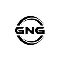 GNG Logo Design, Inspiration for a Unique Identity. Modern Elegance and Creative Design. Watermark Your Success with the Striking this Logo. vector