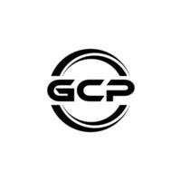 gcp logo diseño, inspiración para un único identidad. moderno elegancia y creativo diseño. filigrana tu éxito con el sorprendentes esta logo. vector