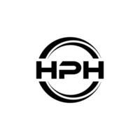 hph logo diseño, inspiración para un único identidad. moderno elegancia y creativo diseño. filigrana tu éxito con el sorprendentes esta logo. vector