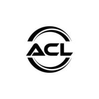 ACL Logo Design, Inspiration for a Unique Identity. Modern Elegance and Creative Design. Watermark Your Success with the Striking this Logo. vector