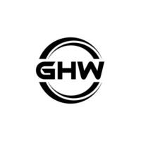 GHW Logo Design, Inspiration for a Unique Identity. Modern Elegance and Creative Design. Watermark Your Success with the Striking this Logo. vector