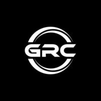 GRC Logo Design, Inspiration for a Unique Identity. Modern Elegance and Creative Design. Watermark Your Success with the Striking this Logo. vector