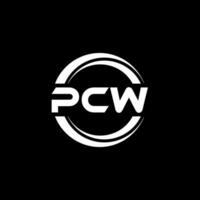 PCW Logo Design, Inspiration for a Unique Identity. Modern Elegance and Creative Design. Watermark Your Success with the Striking this Logo. vector