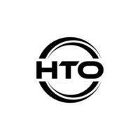 HTO Logo Design, Inspiration for a Unique Identity. Modern Elegance and Creative Design. Watermark Your Success with the Striking this Logo. vector