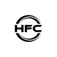 hfc logo diseño, inspiración para un único identidad. moderno elegancia y creativo diseño. filigrana tu éxito con el sorprendentes esta logo. vector