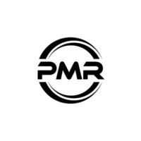 pmr logo diseño, inspiración para un único identidad. moderno elegancia y creativo diseño. filigrana tu éxito con el sorprendentes esta logo. vector