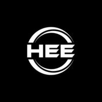 HEE Logo Design, Inspiration for a Unique Identity. Modern Elegance and Creative Design. Watermark Your Success with the Striking this Logo. vector