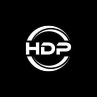 HDP Logo Design, Inspiration for a Unique Identity. Modern Elegance and Creative Design. Watermark Your Success with the Striking this Logo. vector
