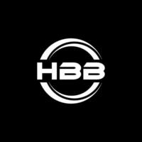 hbb logo diseño, inspiración para un único identidad. moderno elegancia y creativo diseño. filigrana tu éxito con el sorprendentes esta logo. vector