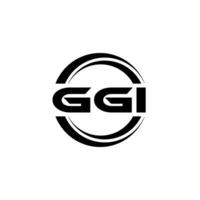 GGI Logo Design, Inspiration for a Unique Identity. Modern Elegance and Creative Design. Watermark Your Success with the Striking this Logo. vector