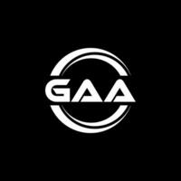 GAA Logo Design, Inspiration for a Unique Identity. Modern Elegance and Creative Design. Watermark Your Success with the Striking this Logo. vector