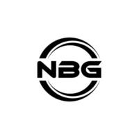 nbg logo diseño, inspiración para un único identidad. moderno elegancia y creativo diseño. filigrana tu éxito con el sorprendentes esta logo. vector