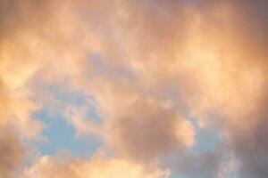 High Angle Drone's Camera Panoramic View of Dramatic Clouds and Sky over the Luton City of England UK, photo