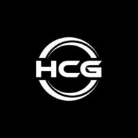 hcg logo diseño, inspiración para un único identidad. moderno elegancia y creativo diseño. filigrana tu éxito con el sorprendentes esta logo. vector