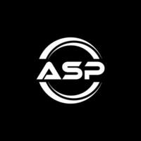 ASP Logo Design, Inspiration for a Unique Identity. Modern Elegance and Creative Design. Watermark Your Success with the Striking this Logo. vector