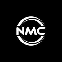 nmc logo diseño, inspiración para un único identidad. moderno elegancia y creativo diseño. filigrana tu éxito con el sorprendentes esta logo. vector