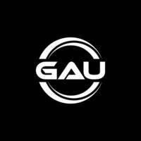 GAU Logo Design, Inspiration for a Unique Identity. Modern Elegance and Creative Design. Watermark Your Success with the Striking this Logo. vector