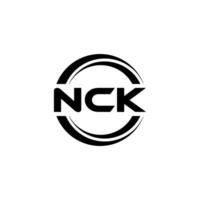 nck logo diseño, inspiración para un único identidad. moderno elegancia y creativo diseño. filigrana tu éxito con el sorprendentes esta logo. vector