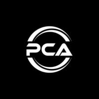 PCA Logo Design, Inspiration for a Unique Identity. Modern Elegance and Creative Design. Watermark Your Success with the Striking this Logo. vector