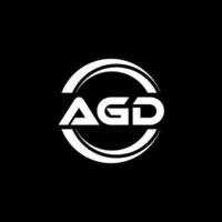 AGD Logo Design, Inspiration for a Unique Identity. Modern Elegance and Creative Design. Watermark Your Success with the Striking this Logo. vector