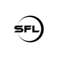 SFL Logo Design, Inspiration for a Unique Identity. Modern Elegance and Creative Design. Watermark Your Success with the Striking this Logo. vector