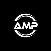 AMP Logo Design, Inspiration for a Unique Identity. Modern Elegance and Creative Design. Watermark Your Success with the Striking this Logo. vector