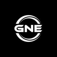 GNE Logo Design, Inspiration for a Unique Identity. Modern Elegance and Creative Design. Watermark Your Success with the Striking this Logo. vector